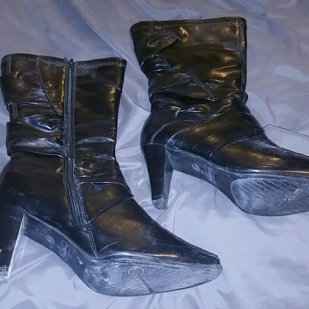Black boots
