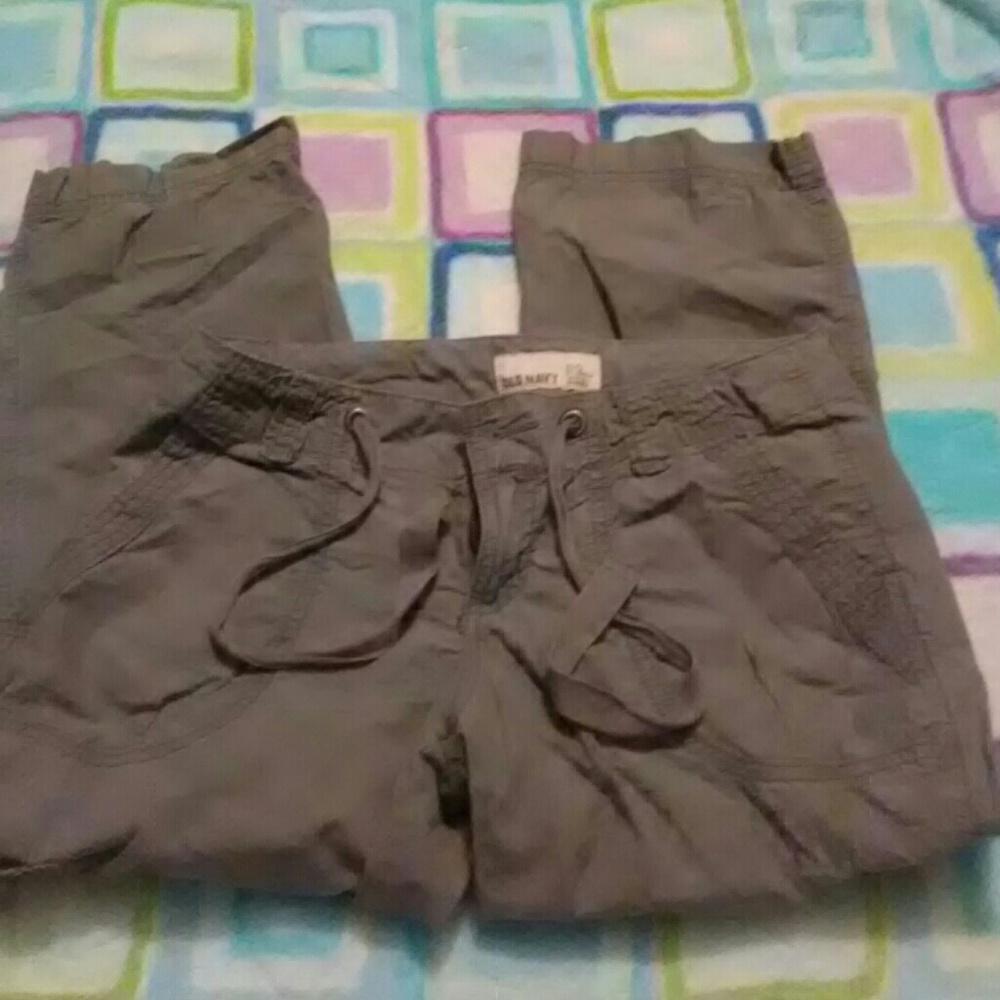 3 FOR $25 Old Navy Light Cargo Capris