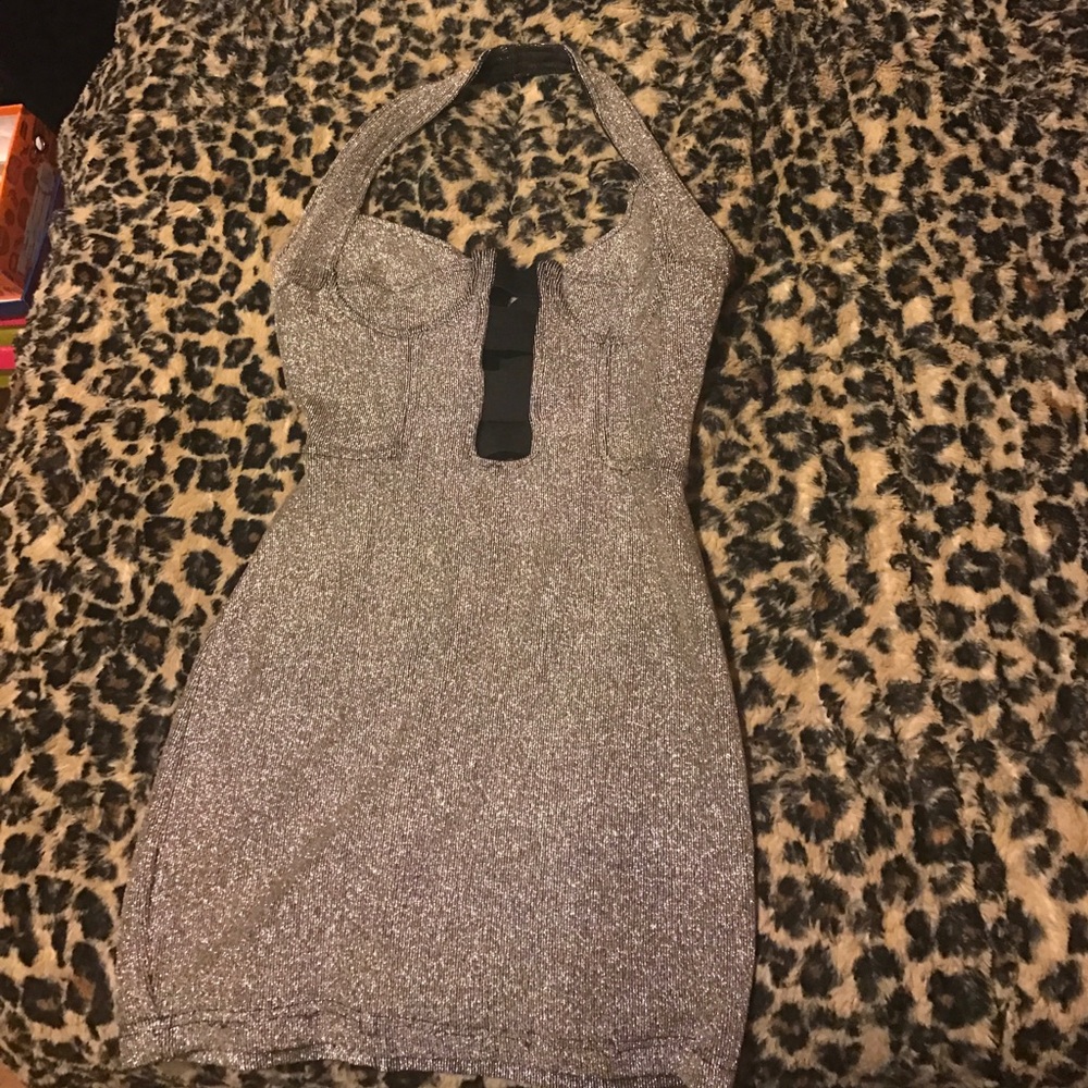 Silver cute dress