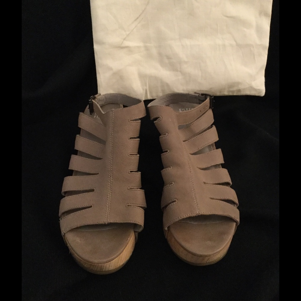 Eileen Fisher wedges size 10 - Picture 2 of 4