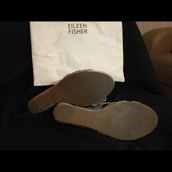Eileen Fisher wedges size 10 - Picture 3 of 4