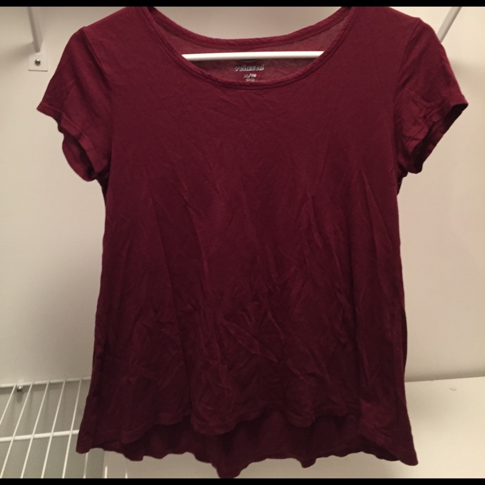 Maroon tee