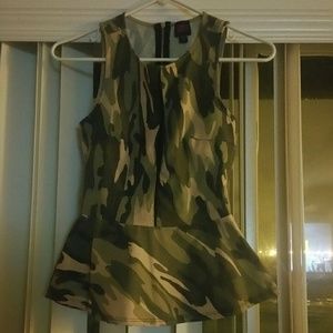 Peplum  army top