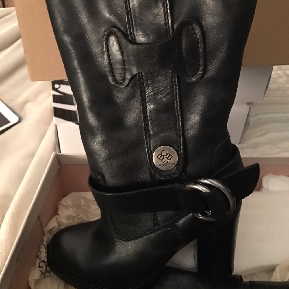 BGBC Generation black leather boots(authentic)