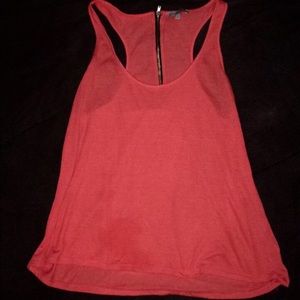 Pink Zipper Tank