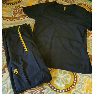 XS WonderWink Scrub Navy Set