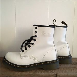White Dr. martens