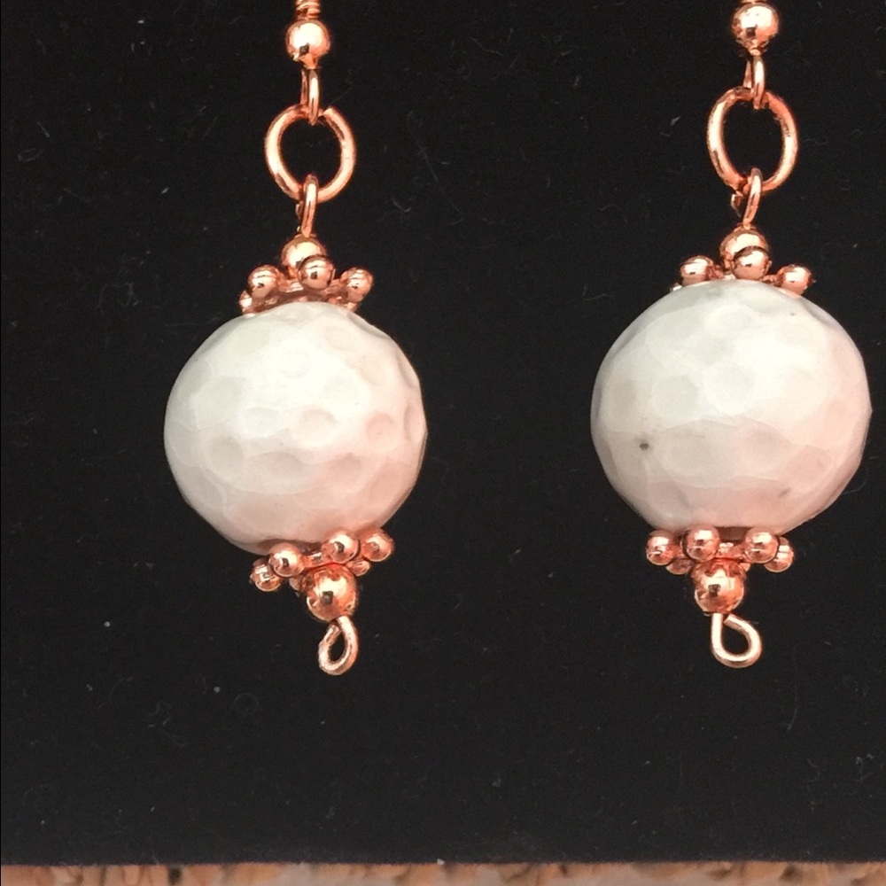 TEAM MOM golf ball earrings