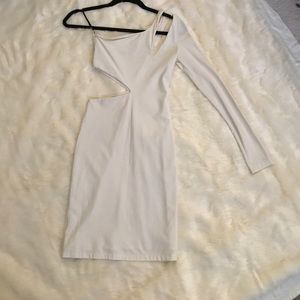 BOULEE ONE SHOULDER CUT OUT DRESS IN O