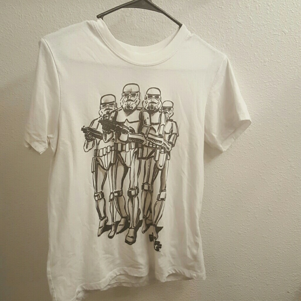 Star wars storm trooper tshirt