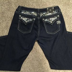 Miss Me 36 x 33 easy skinny dark wash