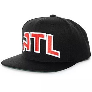 Mitchell & Ness ATL Atlanta Hawks Snapback Hat Cap
