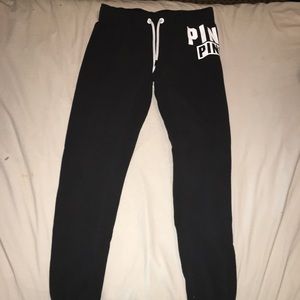 pink drawstring yoga leggings
