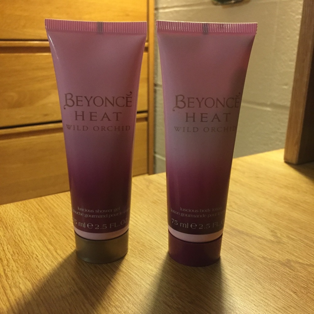 Beyonce Heat Wild Orchid Body Wash and Lotion