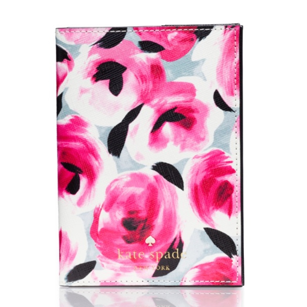 Kate Spade cedar street rose passport holder