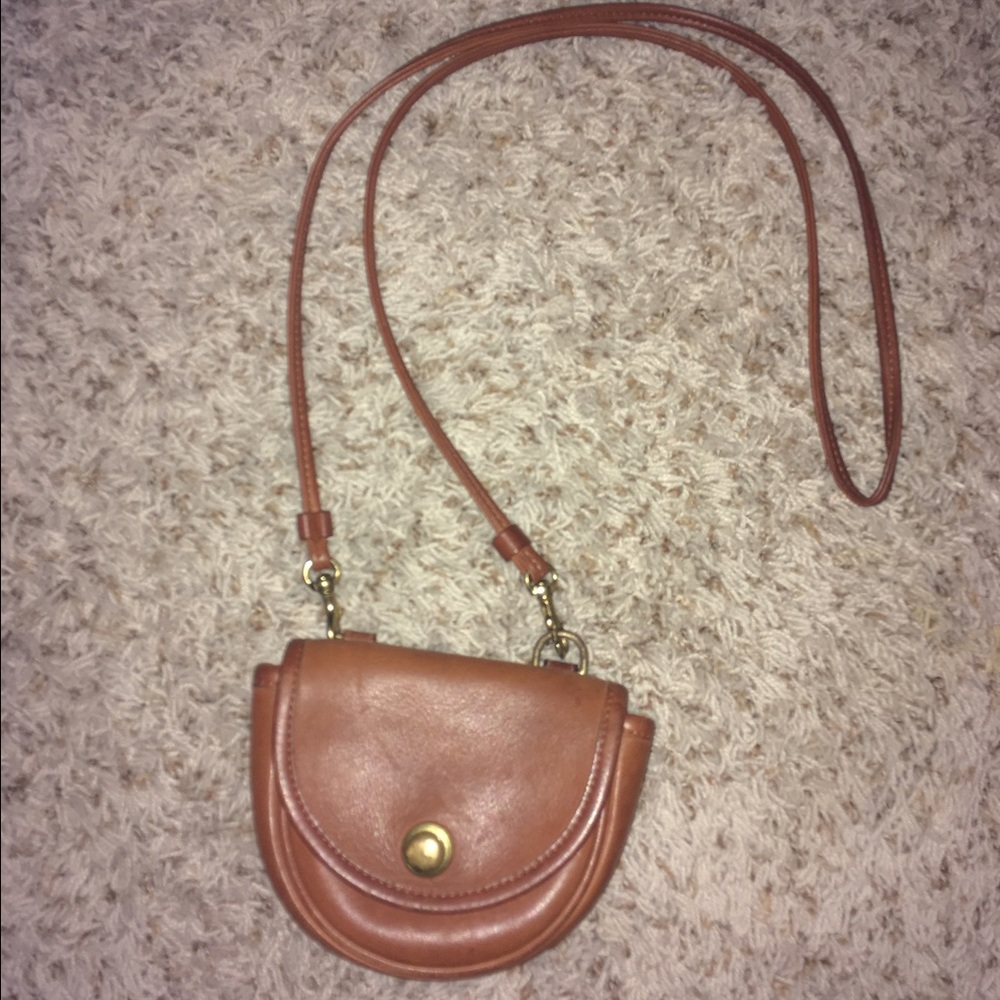Tan Coach Cross body