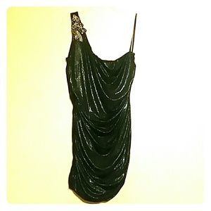 Taboo One Shoulder Black Dress