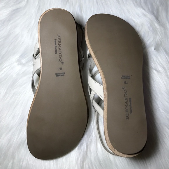 Ivory Strappy Leather Gladiator Slingback Sandals - Picture 4 of 4