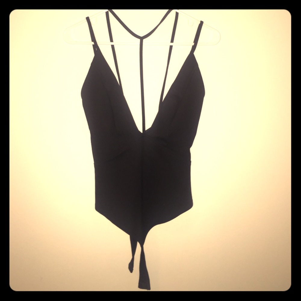 Black Chocker Bodysuit