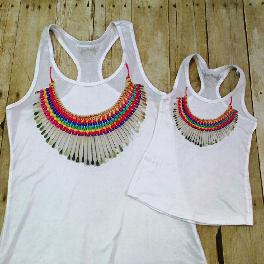 MOMMY AND ME Tank Top set Adult L & 2T NEW