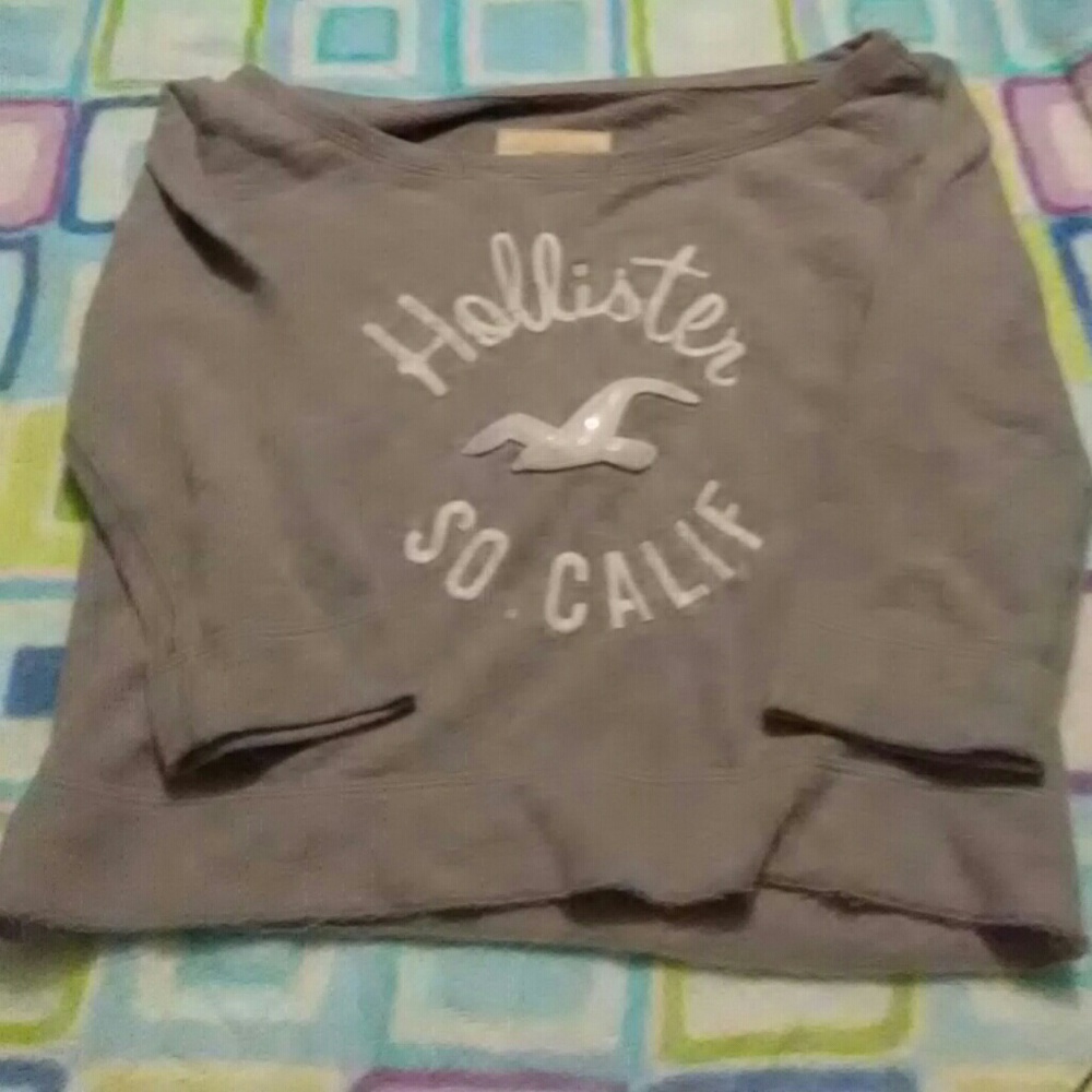 3 FOR $25 Gray Hollister Sweatshirt