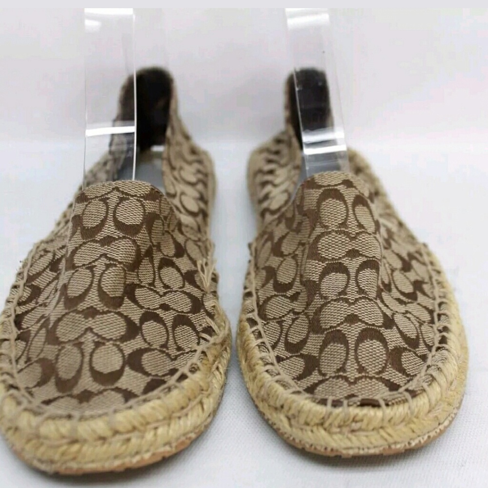 Coach espadrille khaki signature - Picture 1 of 6