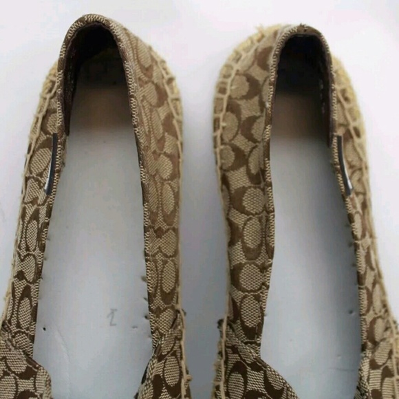 Coach espadrille khaki signature - Picture 4 of 6