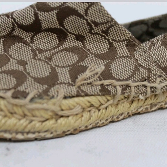 Coach espadrille khaki signature - Picture 6 of 6
