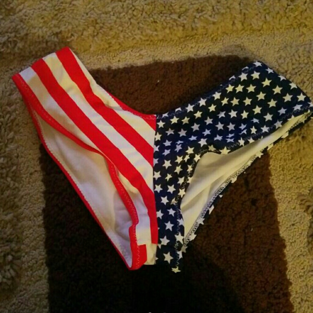 Topmelon bikin bottom, american flag M