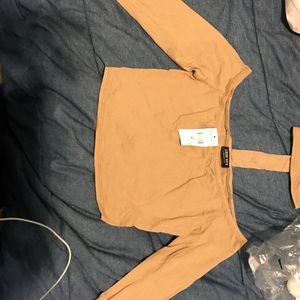 Fashion Nova shirt with attached chocker