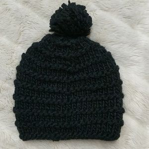 Black Knitted Beanie