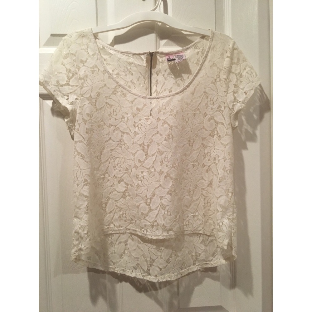 Lace Cream Blouse