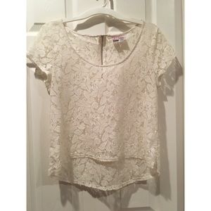 Lace Cream Blouse