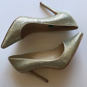 Disco ball metallic pumps
