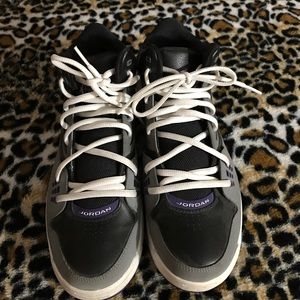 Grey & Purple Jordans