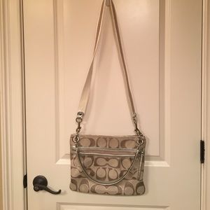 Coach Cross-body with detachable strap.