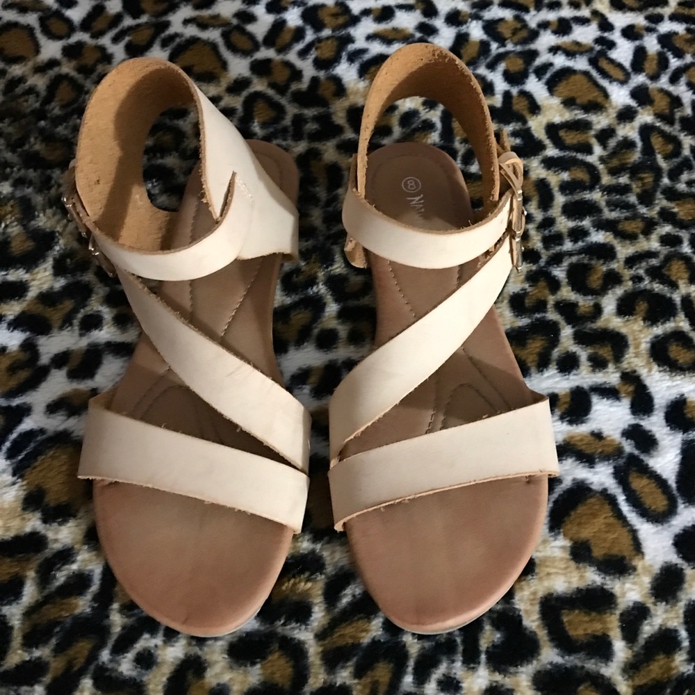 Tan sandals