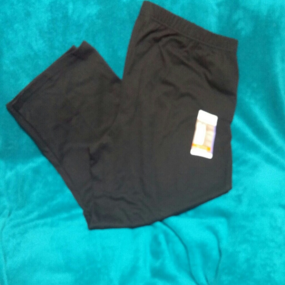 2 Pair Petite Black Pants NWT