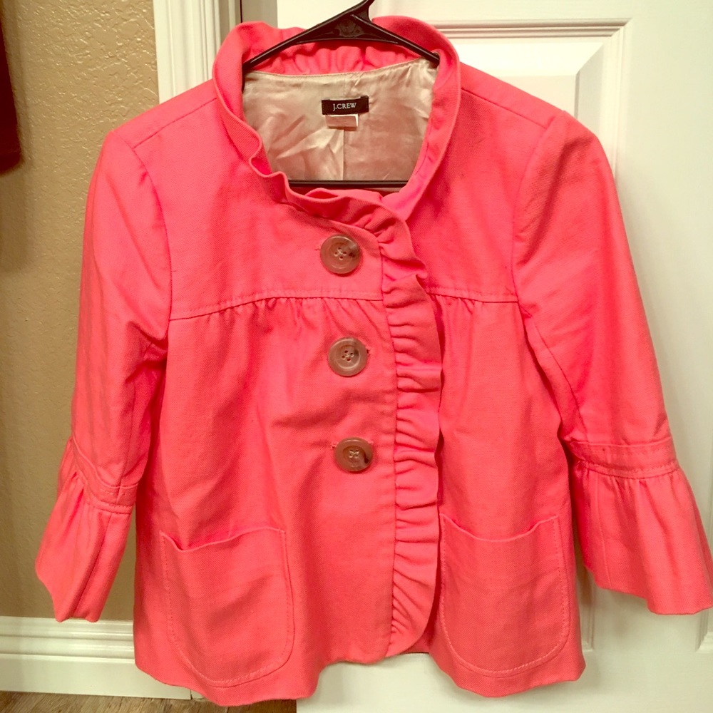 Coral J.Crew blazer