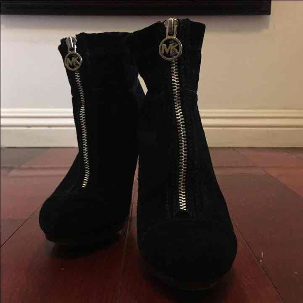 Michael Kors 4" Black Booties