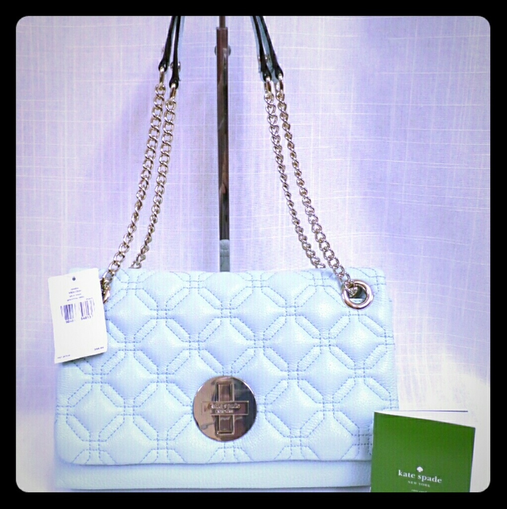 SALEKate Spade Astor Court Cynthia Gracie Blue Bag