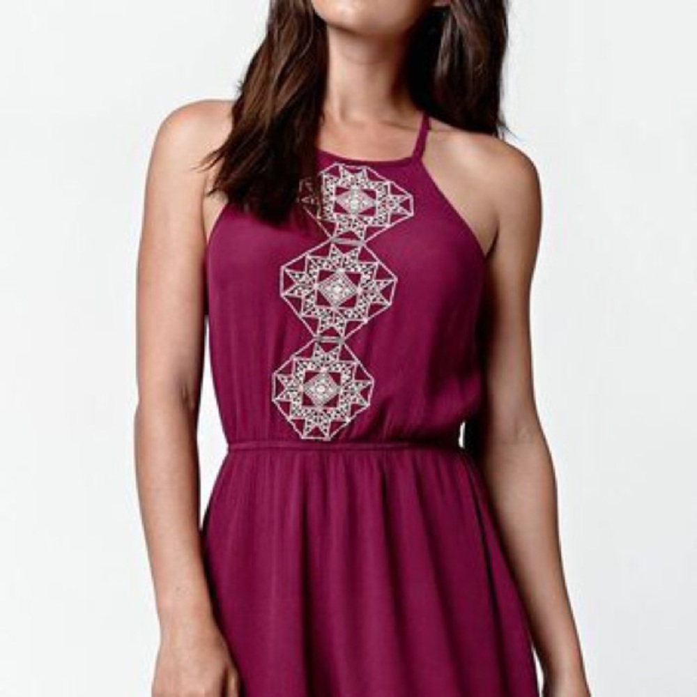 LA Hearts purple Romper