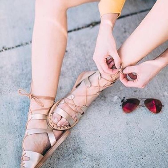 Steve Madden Shoes - Steve Madden Rella Gladiator Lace Up Sandal