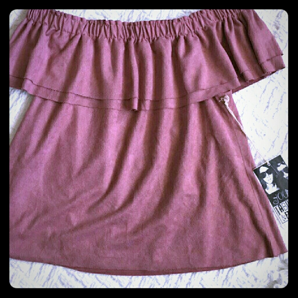 Young Fabulous & Broke Faux Suede Top