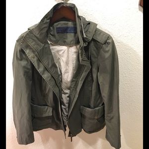 Zara Basic army green jacket