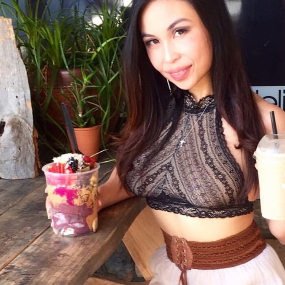 Lace crop top