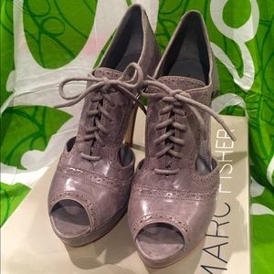 NEW Marc Fisher Claret Heels