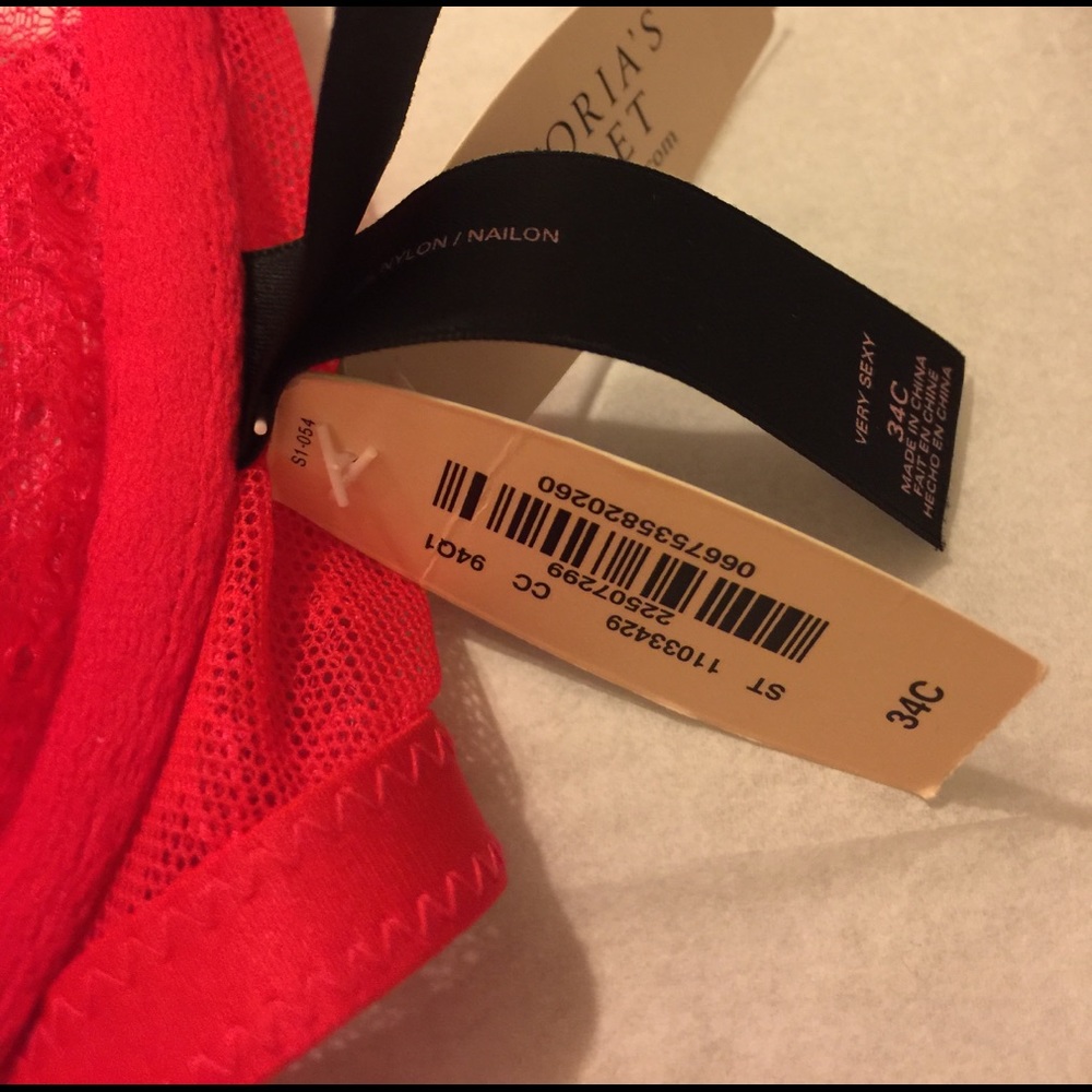 34C VS CHANTILLY LACE HALTER UNLINED BRA NWT - Picture 7 of 8