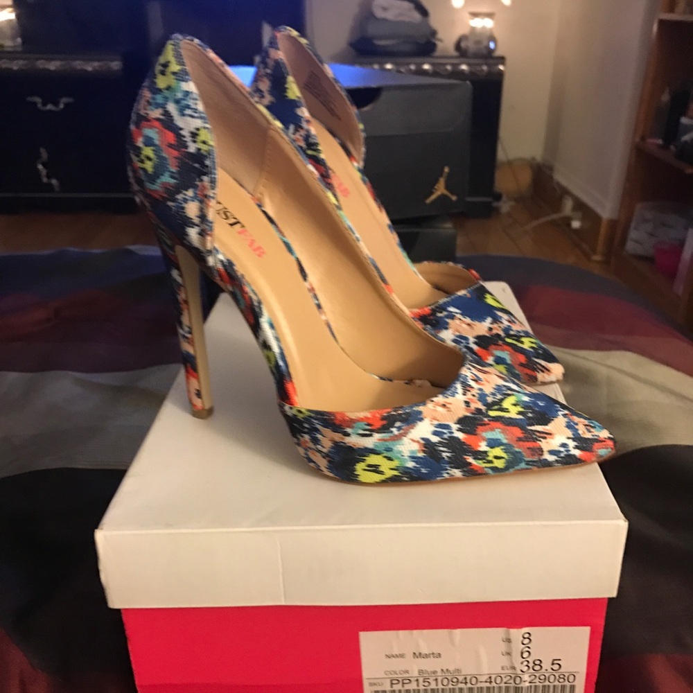 Multi Color Heels - Picture 2 of 2