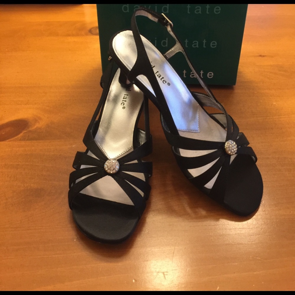 David Tate Sling Back Sandals sz 6 EUC